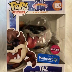 Funko Pop! Flocked Taz 1092 Space Jam New Legacy Walmart Exclusive